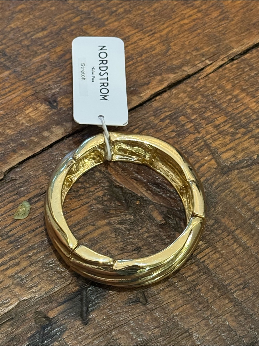 Nordstrom Gold Chunky Stretch Bracelet NWT 🔥
